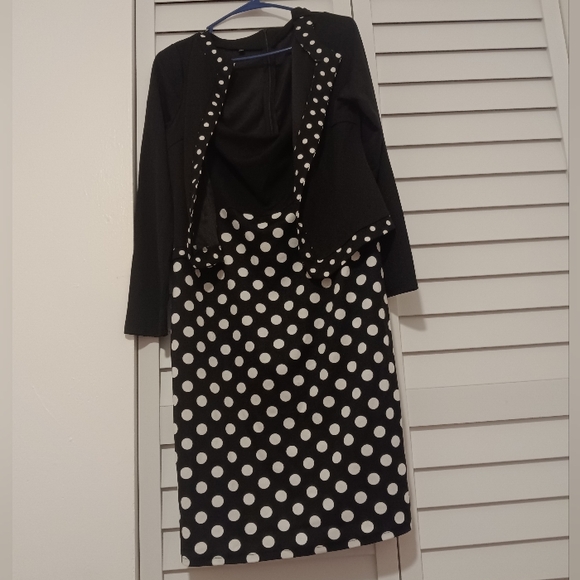 CH Fashion Dresses & Skirts - CH Fashion Polka Dot Pencil Dress Size 2XL